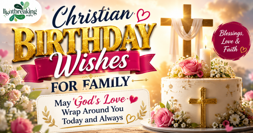 Christian Birthday Wishes for Family