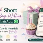 🎉 Short Birthday Wishes for WhatsApp: Quick, Cute & Heartfelt Messages to Send Instantly